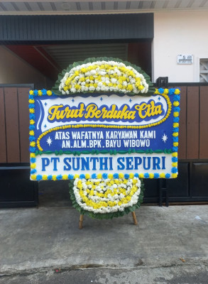 Papan Bunga Duka di Cibolang
